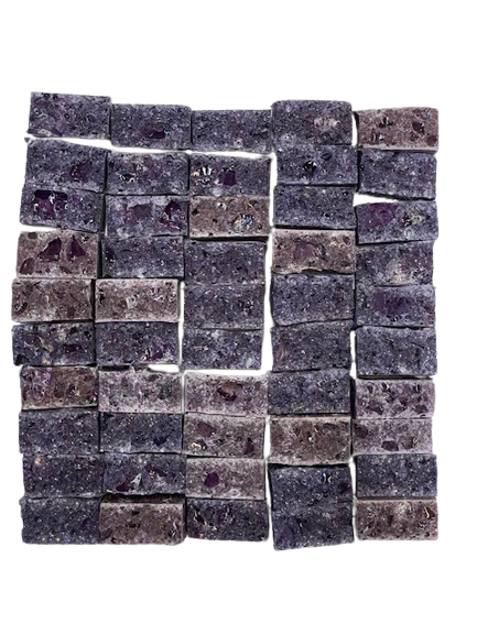 Synthetic marble/glass mosaic tiles Amethyst